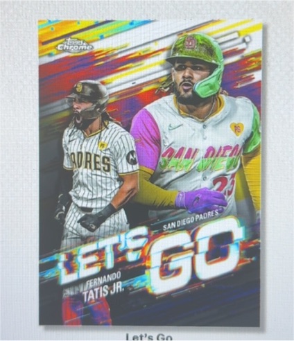 2024 Topps Chrome Let's Go Fernando Tatis Jr. — front