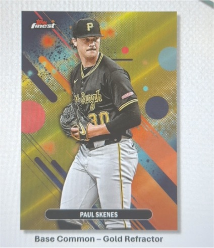 2025 Topps Finest #SMLB-27 Paul Skenes — front