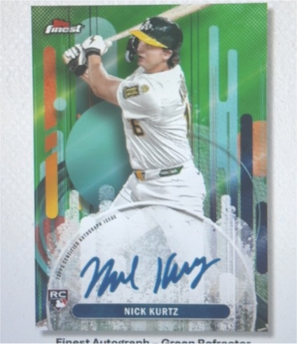 2024 Topps Finest Finest Autographs #FA-NK Nick Kurtz — front