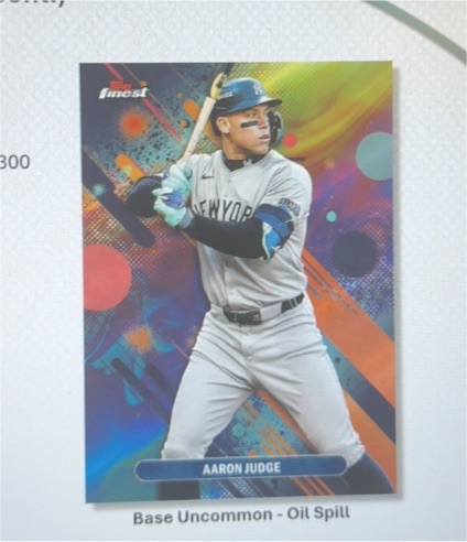 2023 Topps Finest #300 Aaron Judge — front