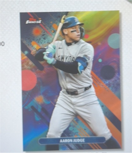 2024 Topps Finest #99 Aaron Judge — front