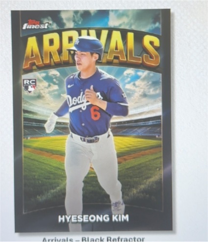 2024 Topps Finest Arrivals #Hyeseong Kim — front