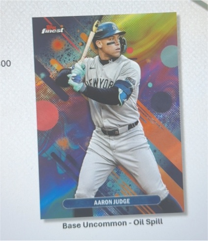 2023 Topps Finest Aaron Judge — front
