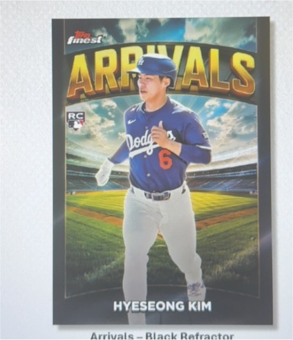 2023 Topps Finest Arrivals #Hyeseong Kim — front