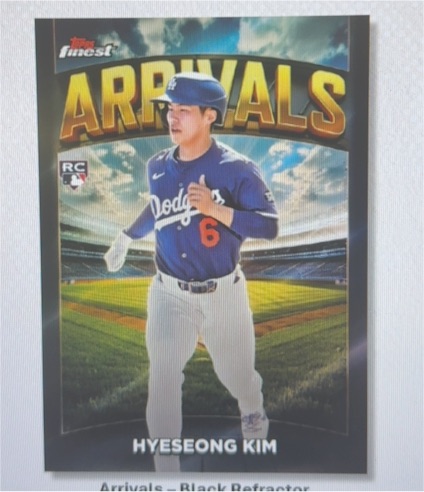 2023 Topps Finest Arrivals #Hyeseong Kim — front