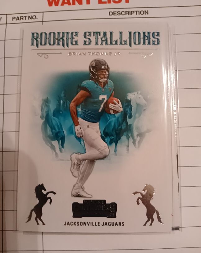 2024 Panini Contenders #14 Brian Thomas Jr. — front