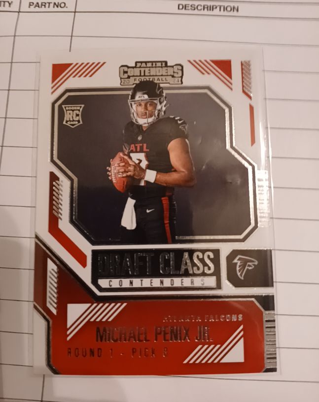 2024 Panini Contenders #9 Michael Penix Jr. — front