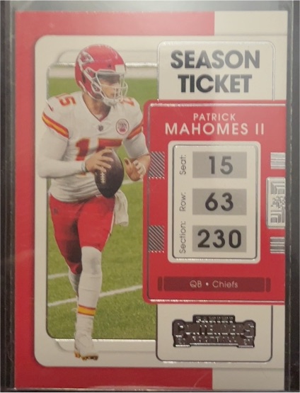 2021 Panini Contenders #47 Patrick Mahomes II — front