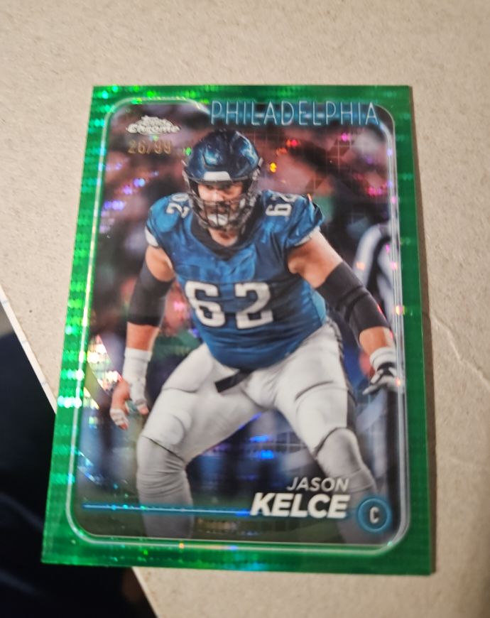 2024 Topps Chrome #160 Jason Kelce — front