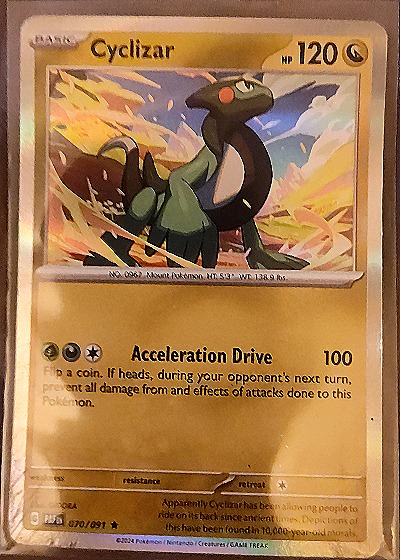 2024 Pokémon Paldean Fates #070 Cyclizar — front