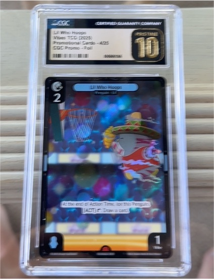 2025 Vibes TCG Lil Who Hoops #4/25 — front