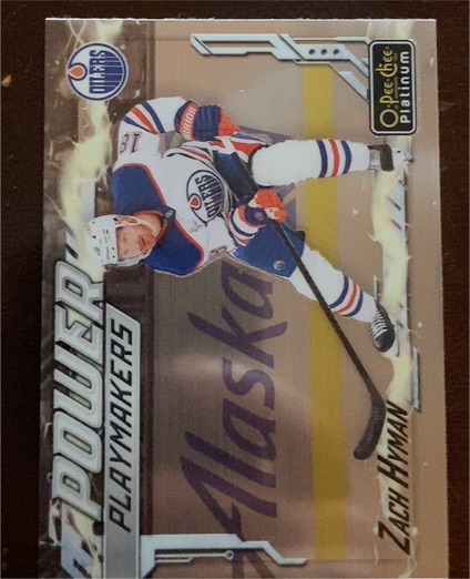 2024-25 O-Pee-Chee Platinum Power Playmakers #PM-4 Zach Hyman — front