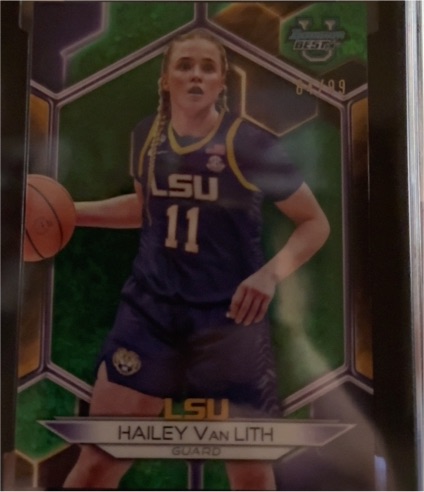 2023-24 Bowman Best University #45 Hailey Van Lith — front