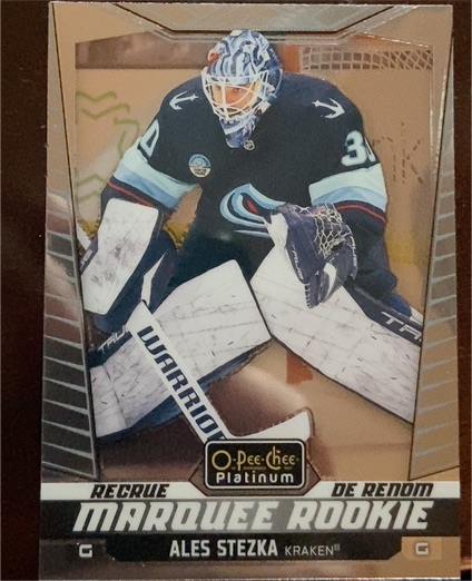 2024-25 O-Pee-Chee Platinum Marquee Rookie #298 Ales Stezka — front