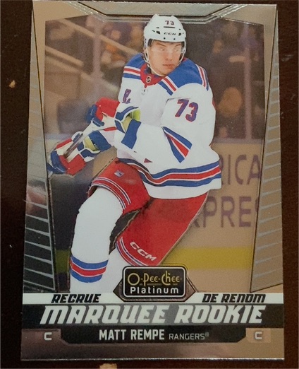 2024-25 O-Pee-Chee Platinum #244 Matt Rempe — front