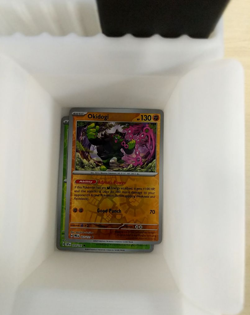 2023 Pokemon Scarlet & Violet Prismatic Evolutions #057 Okidogi — front