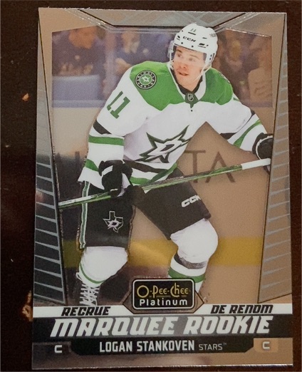 2024-25 O-Pee-Chee Platinum #202 Logan Stankoven — front