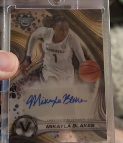 2024-25 Bowman University Best #B24-MB Mikayla Blakes — front