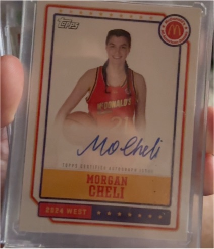 2024 Topps Chrome McDonald's All American #EA-MC Morgan Cheli Event Autograph — front