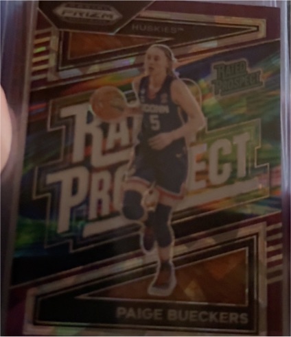 2024 Panini Prizm Draft Picks #2 Paige Bueckers Rated Prospect Prizms Green — front