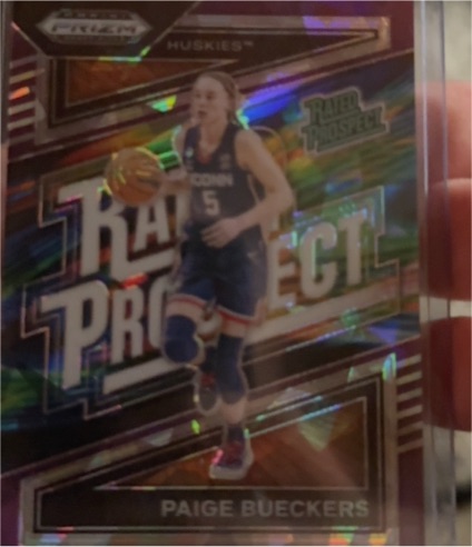 2024 Panini Prizm Draft Picks Rated Prospect #2 Paige Bueckers — front