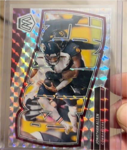2024 Panini Mosaic #8 Jonathan Allen Bang! — front