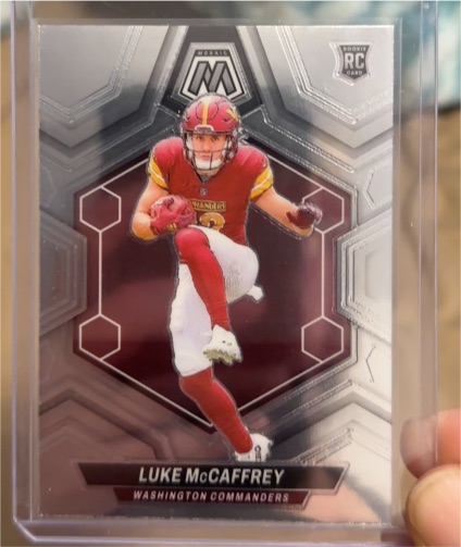 2024 Panini Mosaic #376 Luke McCaffrey — front