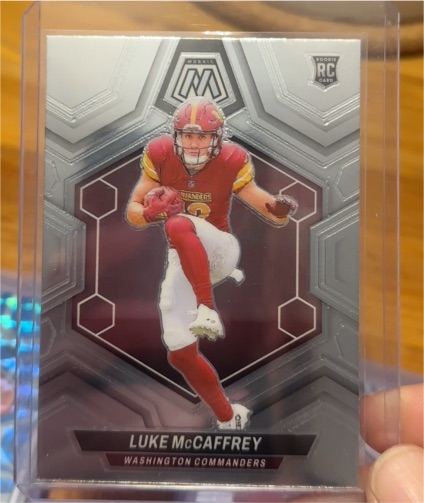 2024 Panini Mosaic #376 Luke McCaffrey — front