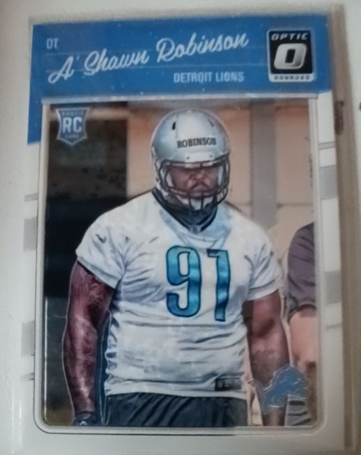 2016 Donruss Optic #104 A'Shawn Robinson — front