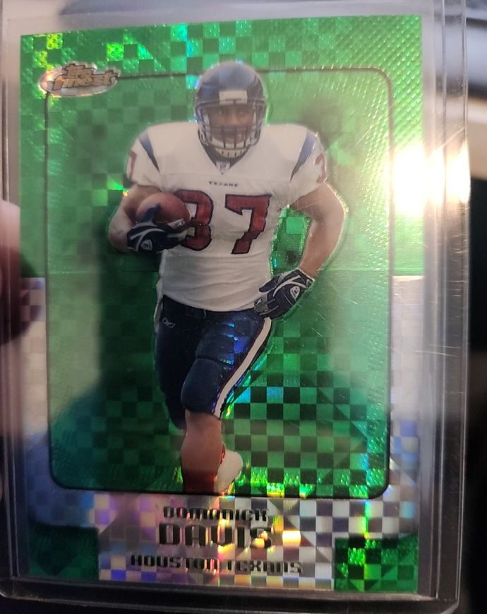 2006 Topps Finest #39 Domanick Davis — front