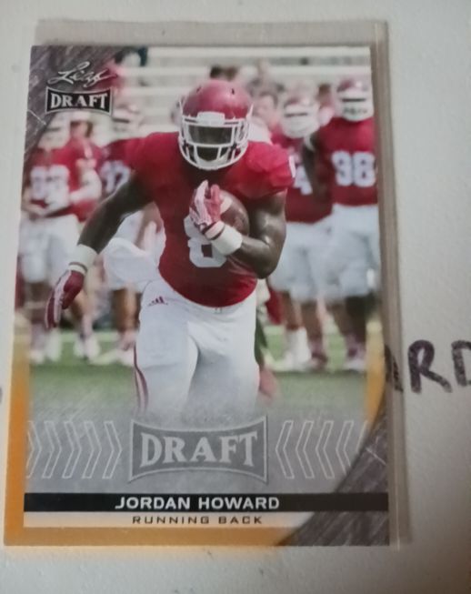 2016 Leaf Draft #44 Jordan Howard — front
