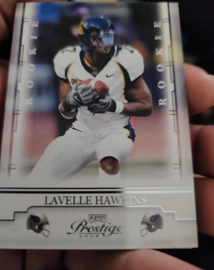 2008 Playoff Prestige Lavelle Hawkins Rookie — front