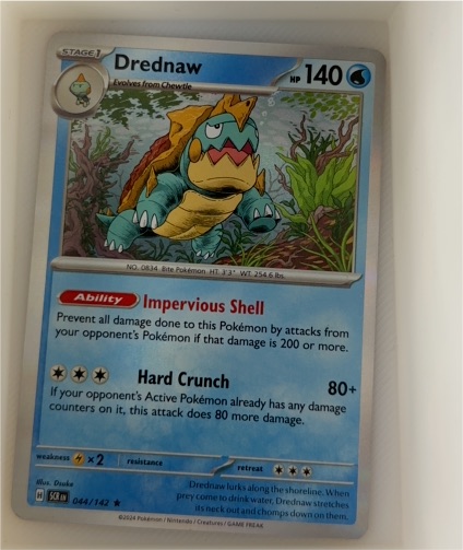 2024 Pokémon Stellar Crown #044 Drednaw — front