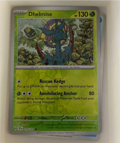 2024 Pokémon Surging Sparks #010 Dhelmise — front