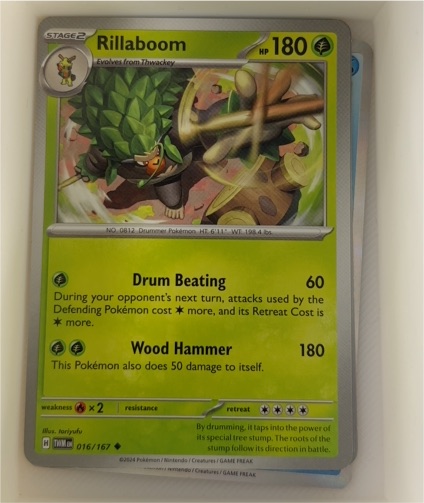 2024 Pokémon TCG Twilight Masquerade #016 Rillaboom — front