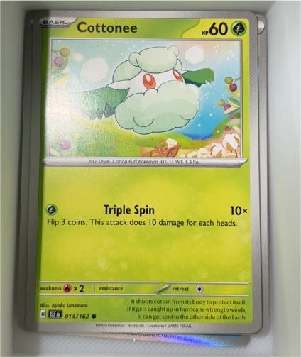 2024 Pokémon SV5: Temporal Forces #014 Cottonee — front