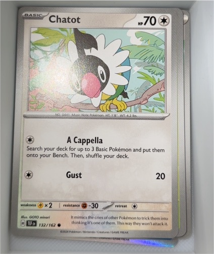 2023 Pokemon Scarlet & Violet Temporal Forces #132 Chatot — front