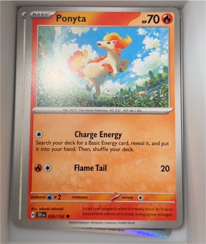 2024 Pokémon #026 Ponyta — front