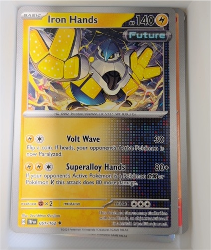 2024 Pokémon Scarlet & Violet Temporal Forces #061 Iron Hands — front