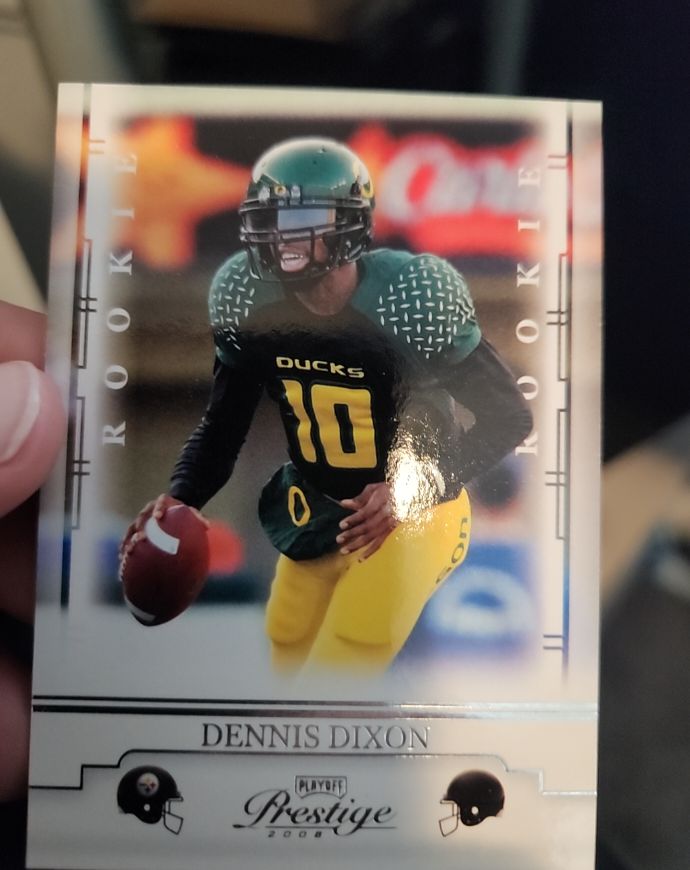 2008 Playoff Prestige #126 Dennis Dixon — front
