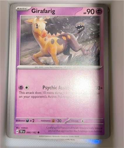 2024 Pokémon SV05: Temporal Forces #066 Girafarig — front