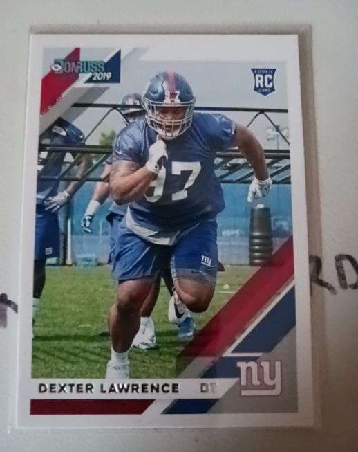 2019 Donruss #257 Dexter Lawrence — front