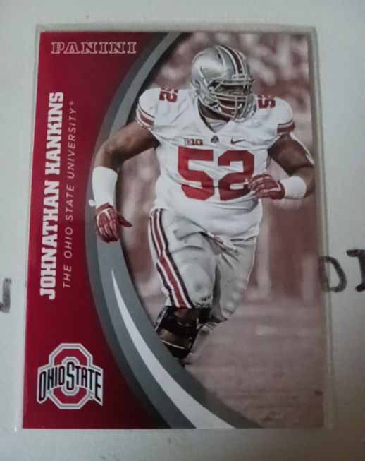 2015 Panini Ohio State Buckeyes #32 Johnathan Hankins — front