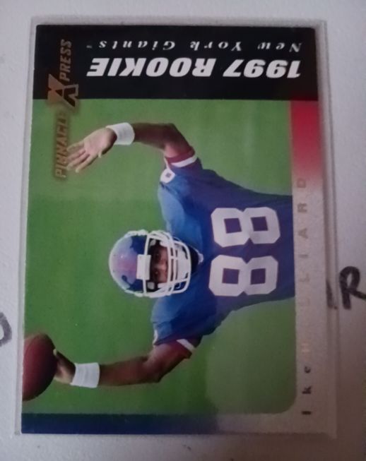 1997 Pinnacle X-Press #127 Ike Hilliard Rookie New York Giants — front