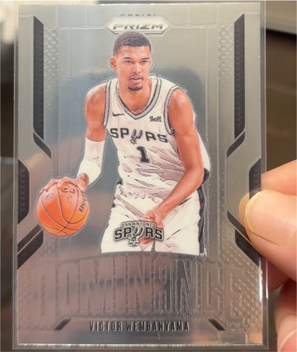 2024-25 Panini Prizm #7 Victor Wembanyama Dominance — front