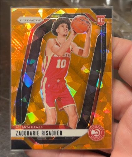 2024-25 Panini Prizm #265 Zaccharie Risacher — front