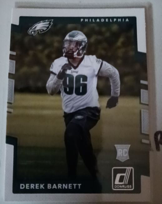 2017 Donruss #358 Derek Barnett — front