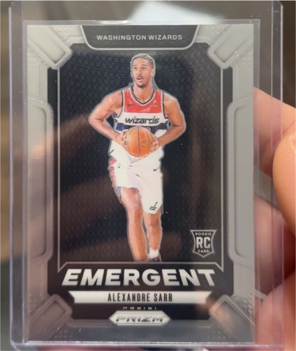 2024-25 Panini Prizm #14 Alexandre Sarr Emergent — front