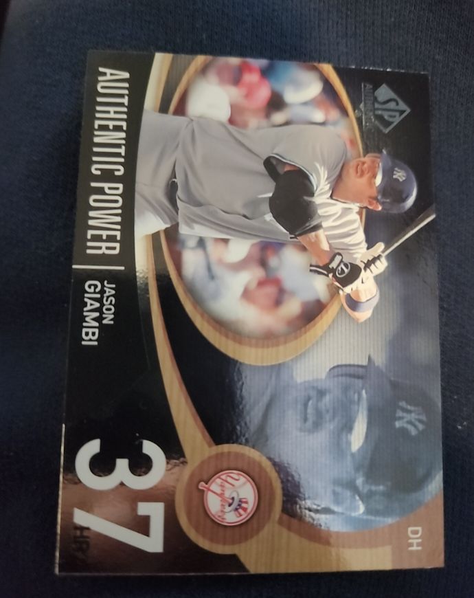 2007 Upper Deck SP Authentic #37 Jason Giambi — front
