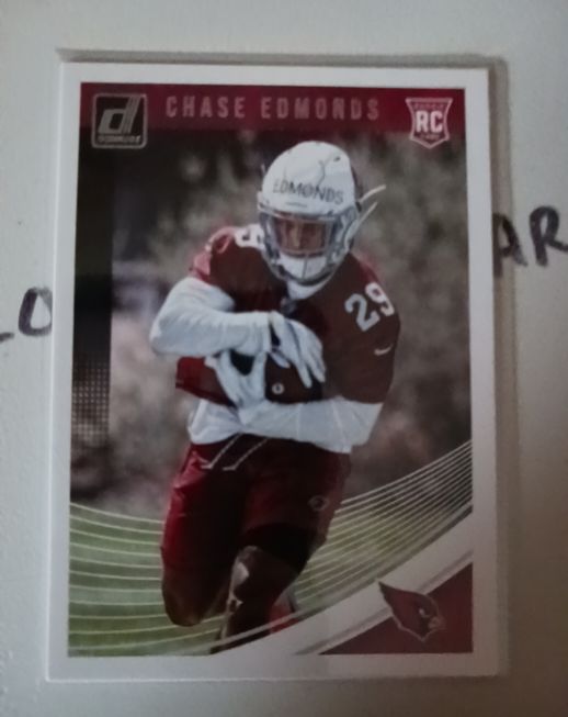 2018 Donruss #386 Chase Edmonds Arizona Cardinals Rookie — front